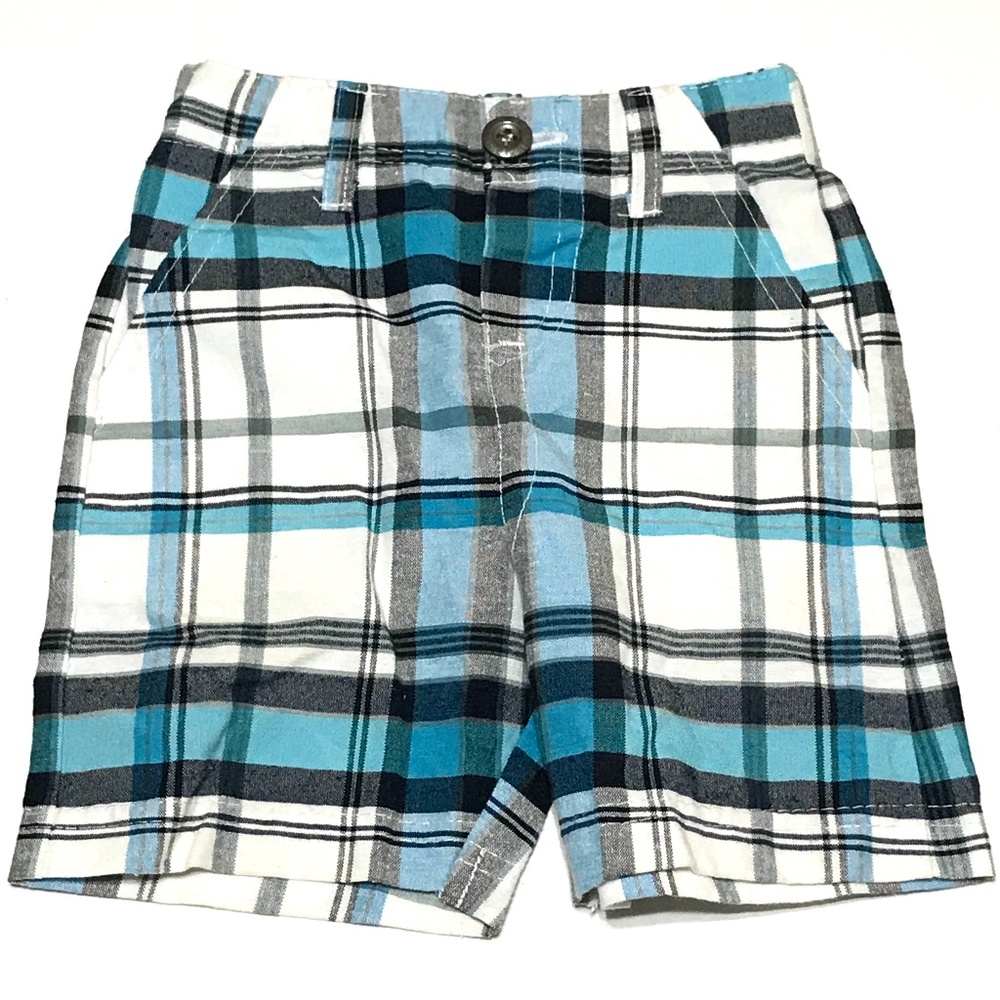 Baby Boys Calvin Klein Plaid Shorts Size 12M